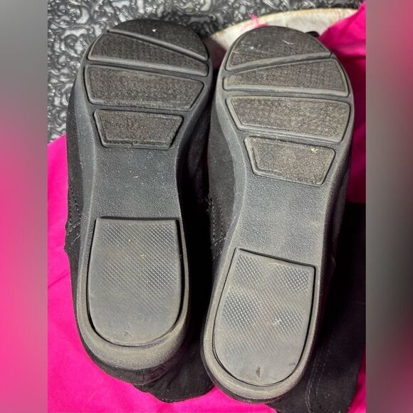 Rampage Brunella Black Suede Slip On Ankle Booties Flats EPC Size 7 Excellent Pr - Picture 9 of 9